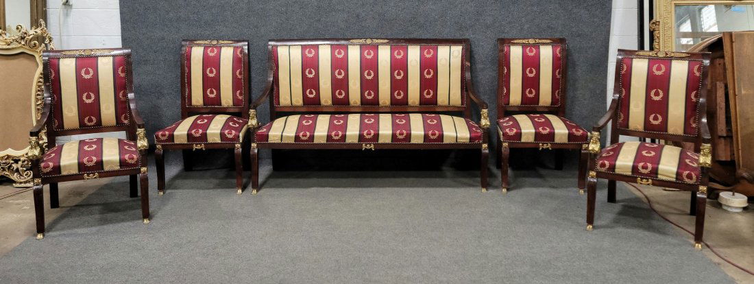 5 Piece French Empire Parlor Set (1 of 3)