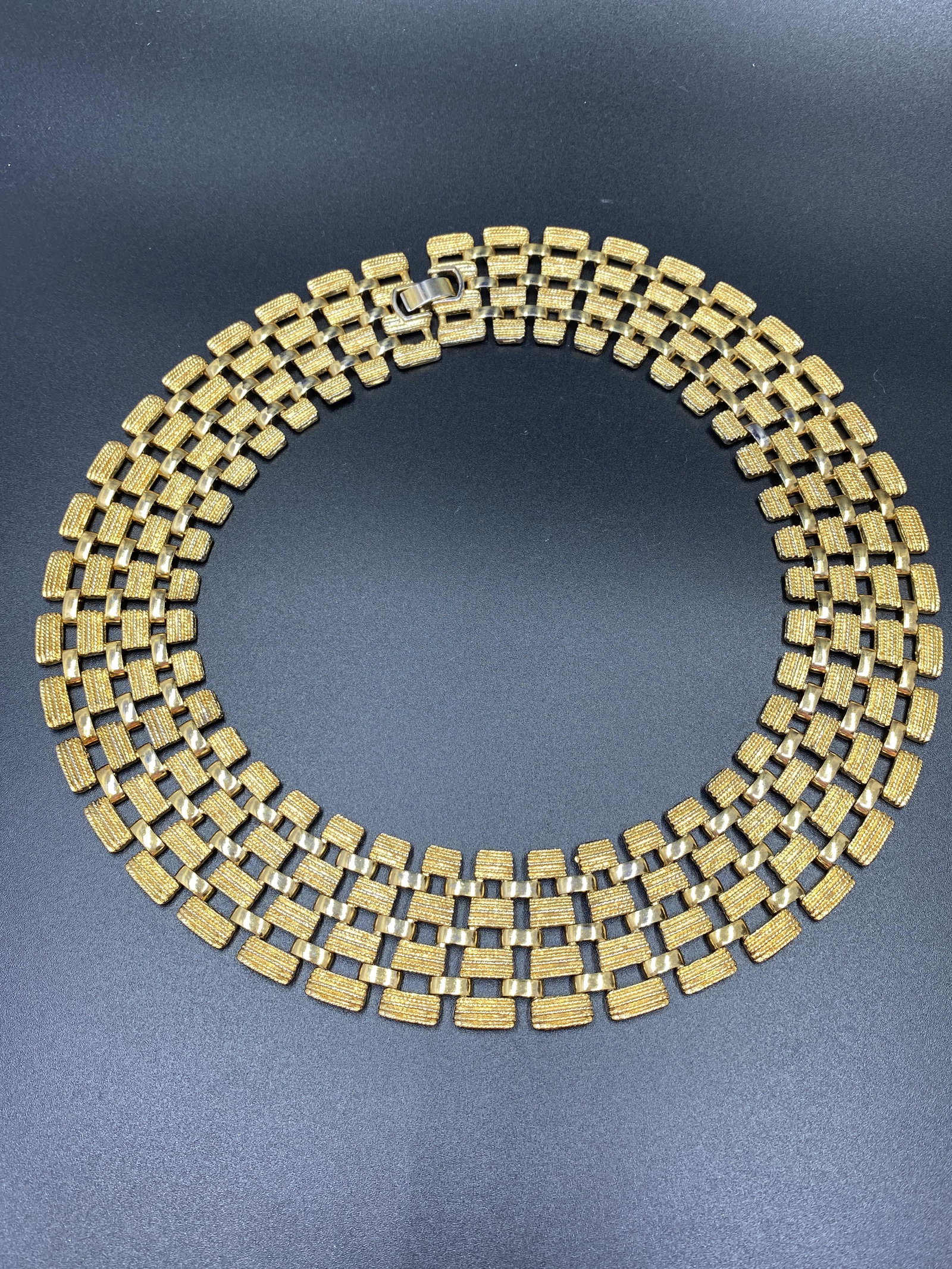 Vintage Napier Necklace: For exact dimensions please refer to the attached dimensions sheet. Marked Napier.Though the history of Napier goes back to the late 19th-century, when the E. A. Bliss company made silverware, as well