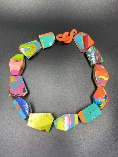 Marion Godart Necklace: French Costume Jewelry. Jewelry brand Marion Godart is known by bijou enthusiasts who appreciate playfulness and colours. The gifted creators of this fascinating jewelry universe are French siblings M