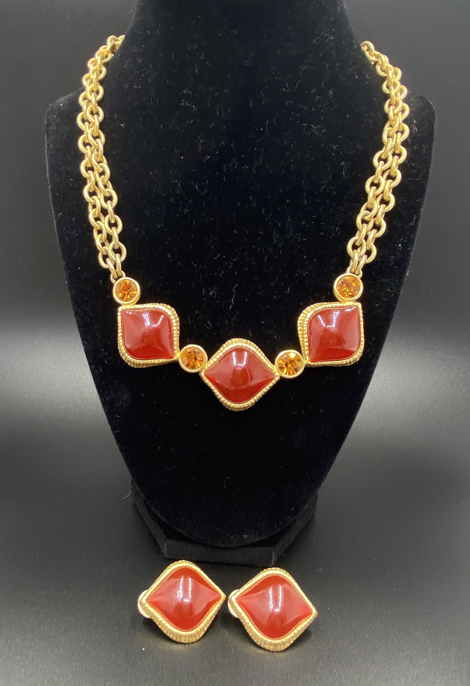 Givenchy Necklace & Matching Earrings (1 of 6)