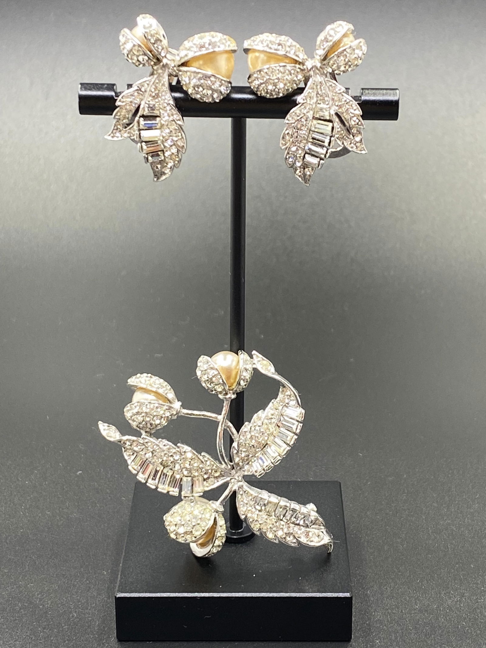 MARCEL BOUCHER Brooch & Earrings (1 of 1)