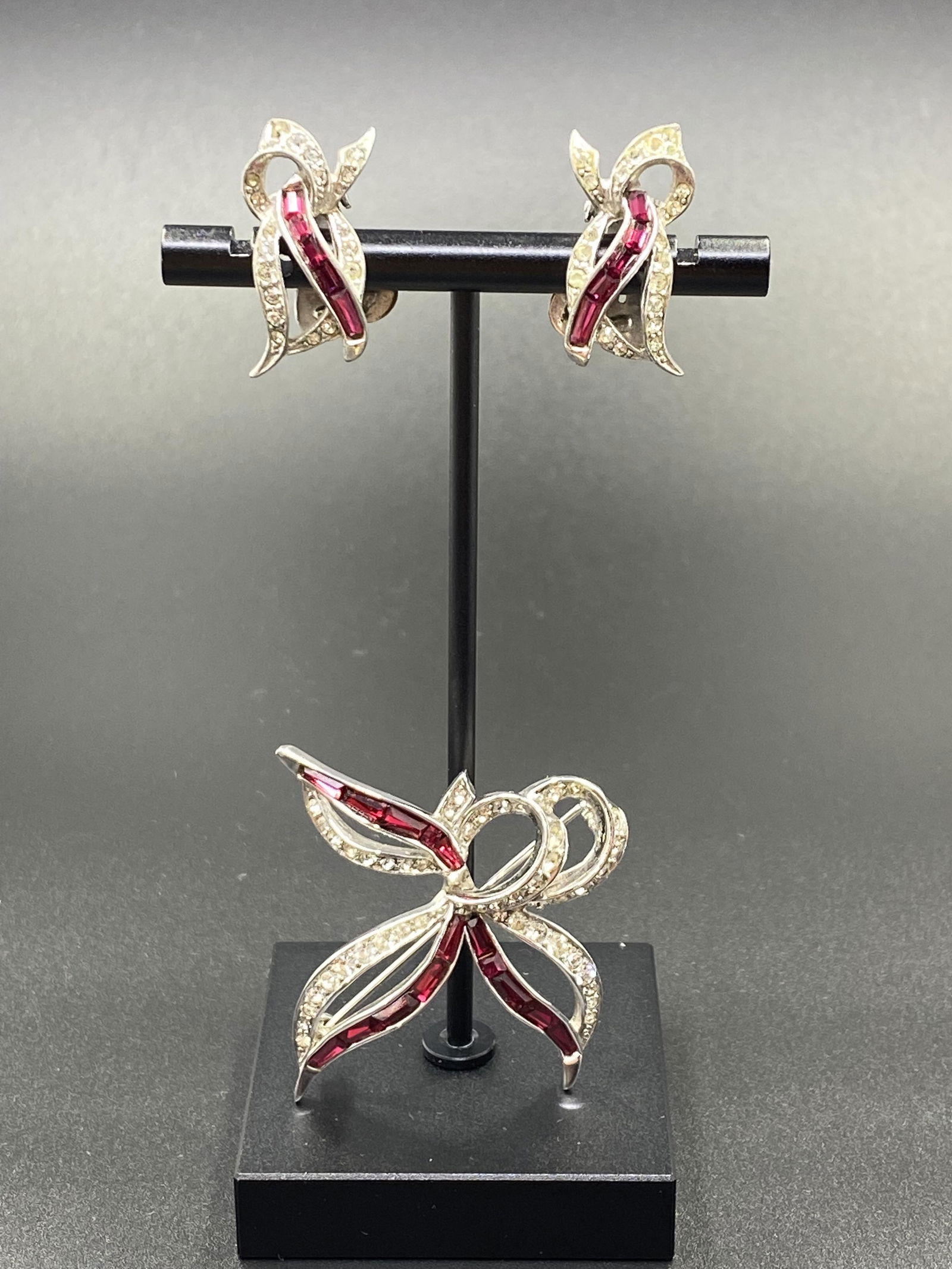 MARCEL BOUCHER Brooch & Earrings (1 of 1)