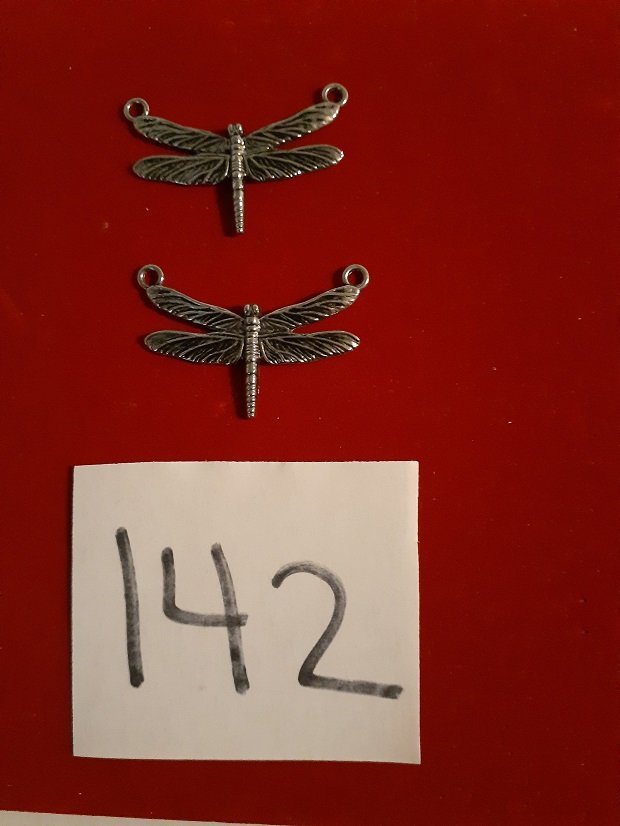Lot of 2 Vintage Dragonfly Lockets For Necklaces: Vintage Dragonfly Locket for Necklaces The Dragonfly's are Made from Beautiful Metal Material.