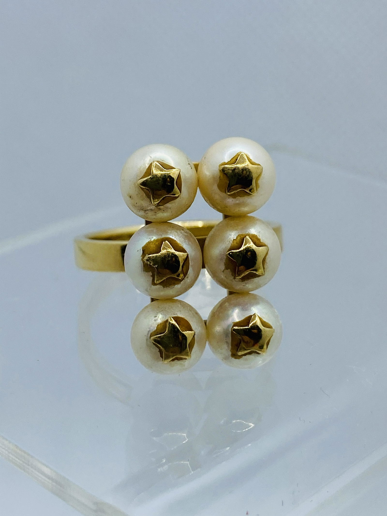Cultured Pearl Costume Jewelry Ring Stars (1 of 11)