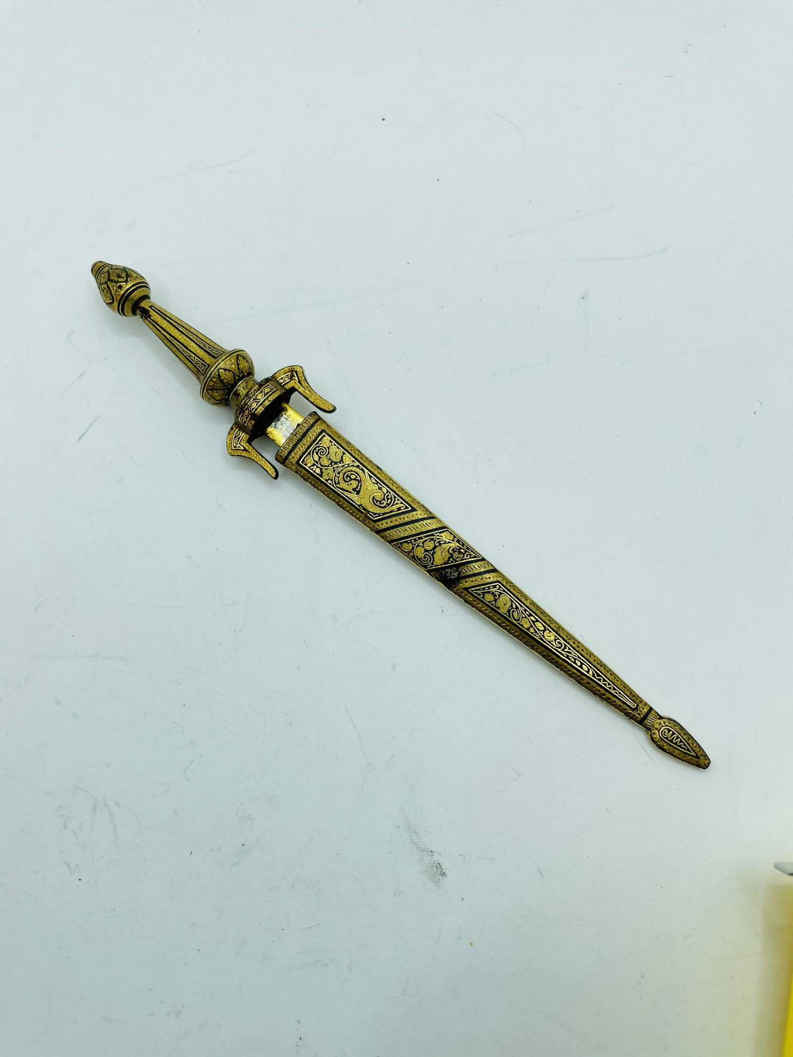 Spanish Damascene Letter Opener Sword (1 of 12)