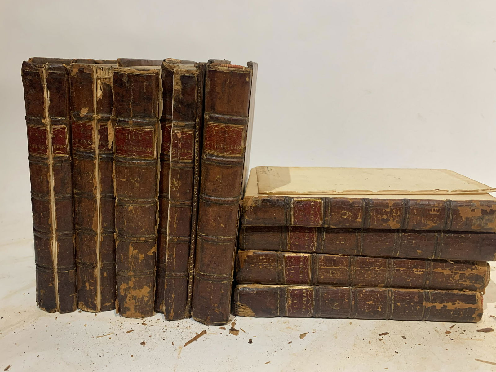 Antique Lot Of Books William Shakespeare Plays Bells (1 of 13)