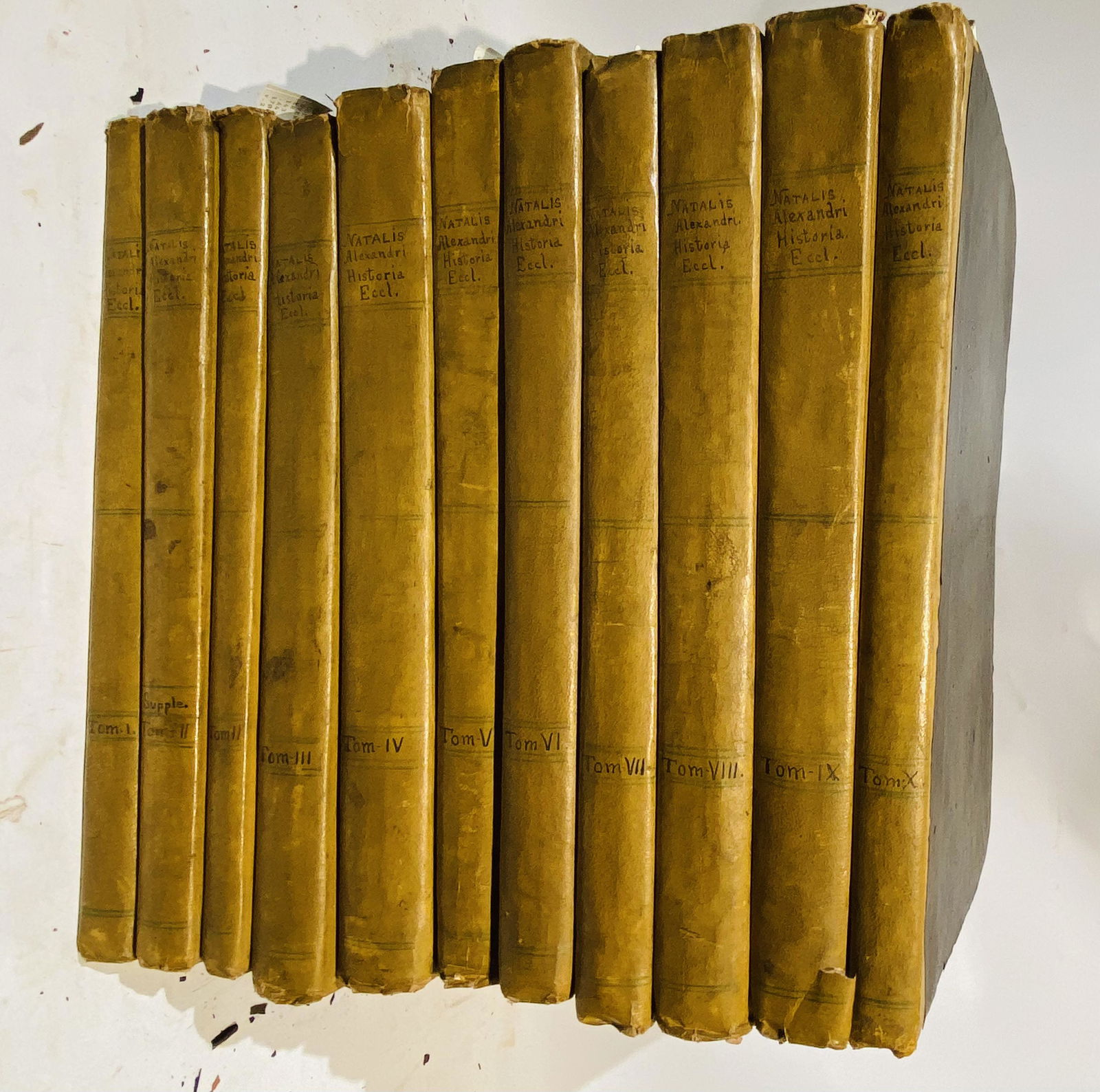 Large Set of Italian Antique Books: Large Set of Italian Antique Books