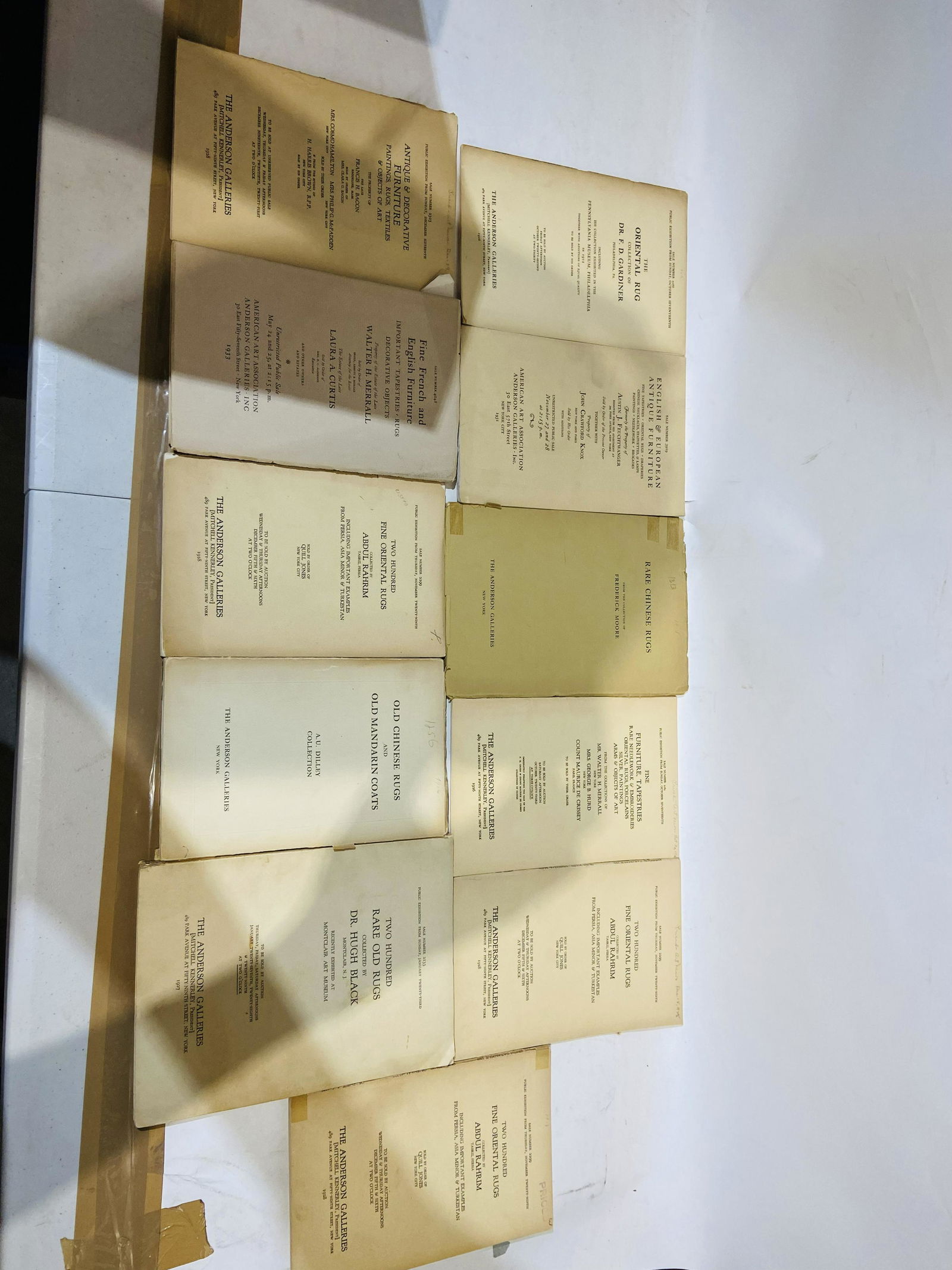 The Anderson Galleries Art Reference Book Oriental Rug (1 of 20)