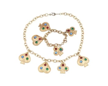French Edouard Rambaud Necklace And Bracelet Set