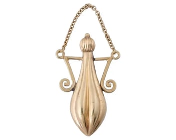 Antique Victorian 14 K Gold Perfume Bottle Charm