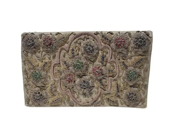 Designer Rare Van Cleef Arpels Style Jeweled Bag Clutch