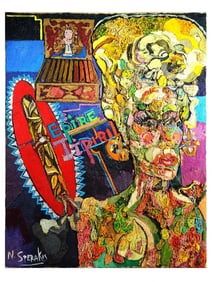 Nicholas Sperakis American Mixed Media Painting