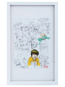 Korean Comics Mixed Media Painting By Kim Jung Gi
