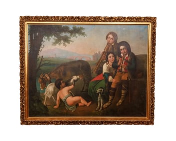 Harmony in Highland Hues: A 19th Century Scottish Family Serenade
