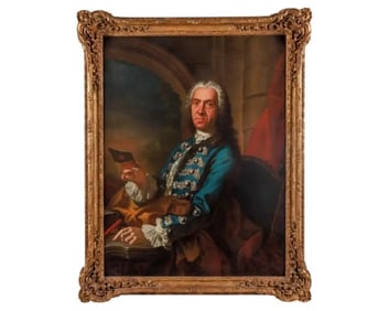 Giuseppe Bonito (Italian, 1707-1789) A Large Portrait of a Gentleman