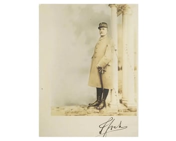 1921 Photo Portrait Ferdinand Foch By Frank Moore