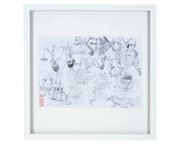 Kim Jung Gi Contemporary South Korean Ink Drawing