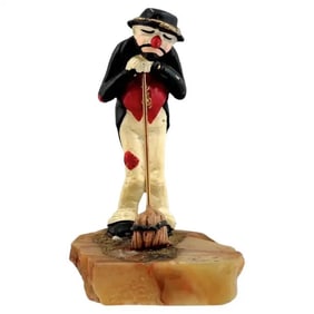 Vintage American Clown Figurine By Ron Lee