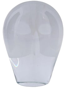 Swedish Cut Crystal Owl Paperweight By Royal Krona