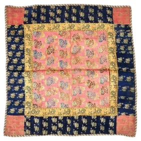 17Th C Antique Persian Safavid Hand Woven Textile