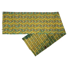 18Th Century Antique French Hand Woven Textile