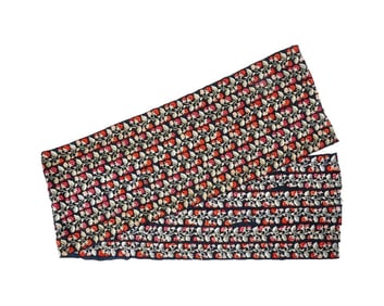 Chinese Silk Hand Embroidered Berry Textile