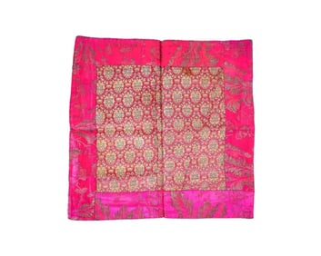 Antique Persian Safavid Textile Silk Tapestry