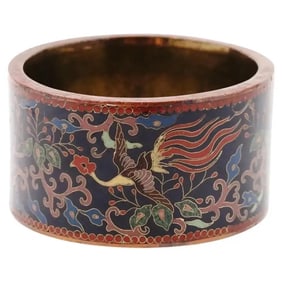 Japanese Meiji Era Cloisonne Enamel Napkin Rings