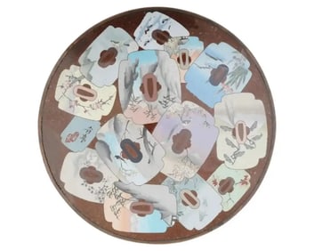 Large Japanese Meiji Era Cloisonne Enamel Charger