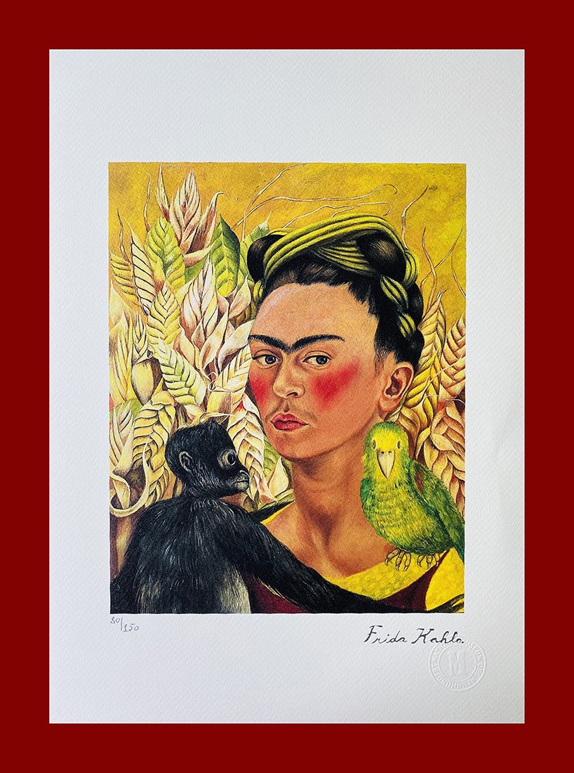 Frida Kahlo - Selfportrait with Monkey (1 of 6)