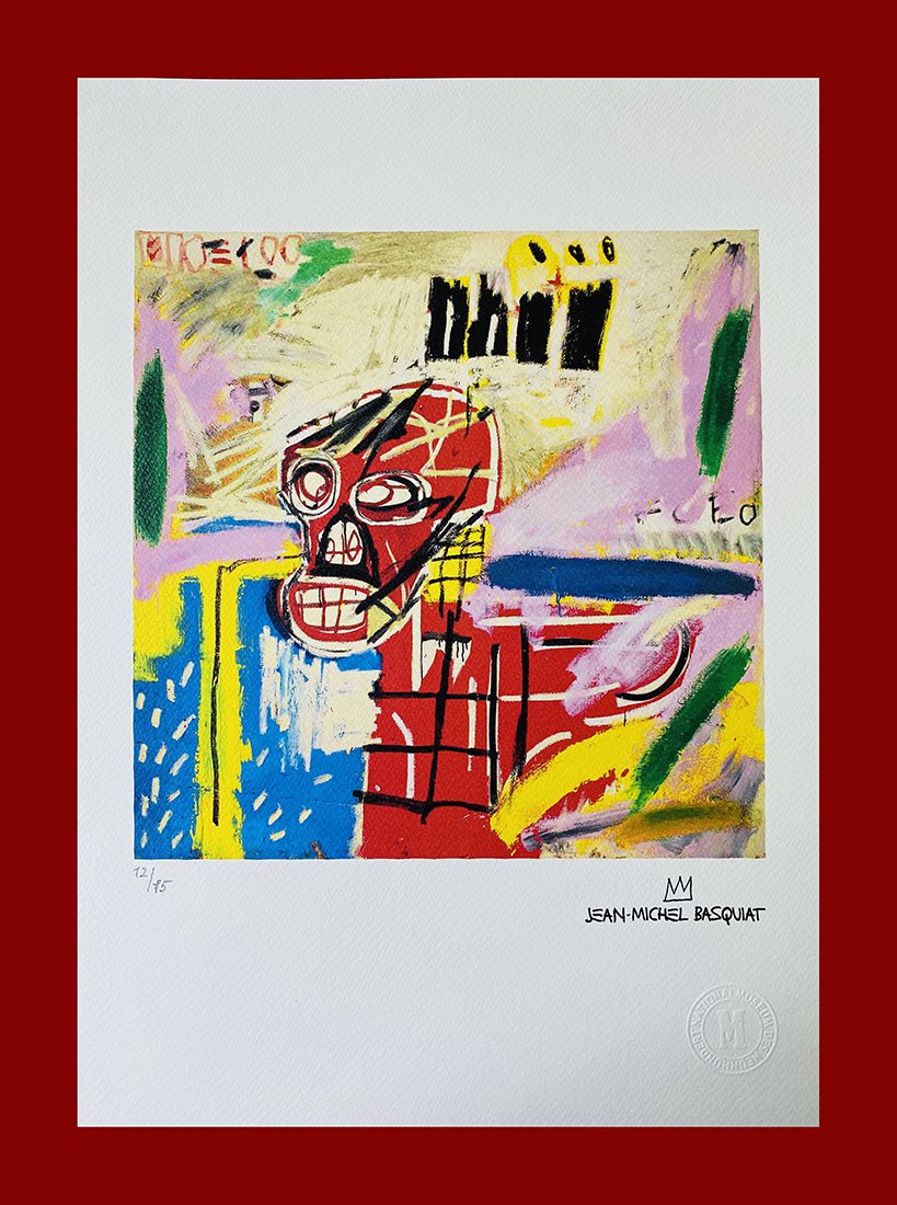 Jean-Michel Basquiat - Red Skull (1 of 7)