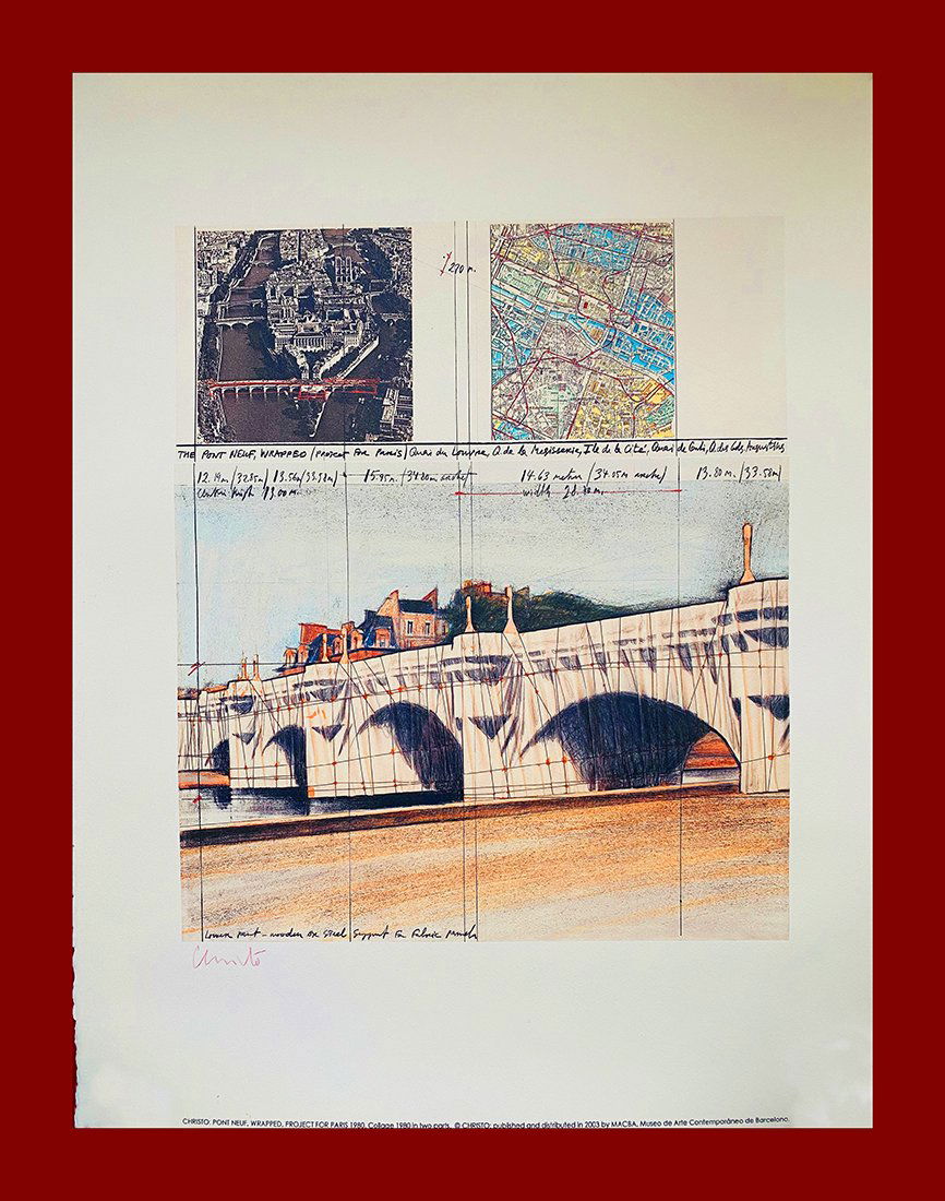 Christo Yavachev - Pont Neuf, Wrapped, Paris, 1980 (1 of 13)