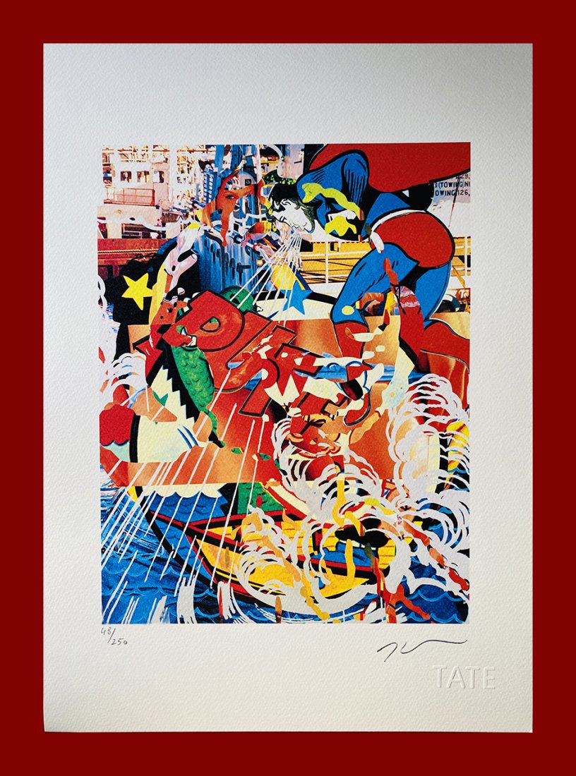 Jeff Koons - Olive Oyl: Jeff Koons "Olive Oyl". Beautiful phototype heliogravure by the american master Jeff Koons. Limited edition, hand numbered on lower left margin. Heliogravure, signed on plate on the right margin. On f