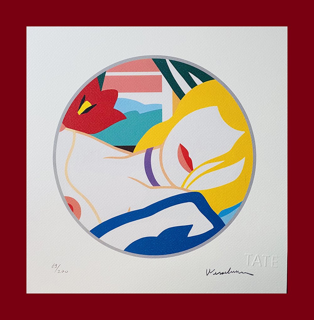 Tom Wesselmann - Blonde Vivienne: Tom Wesselmann "Blonde Vivienne". Beautiful original lithograph by the american master Tom Wesselmann. Limited edition, hand numbered on lower left margin. Lithograph, signed on plate on the right mar