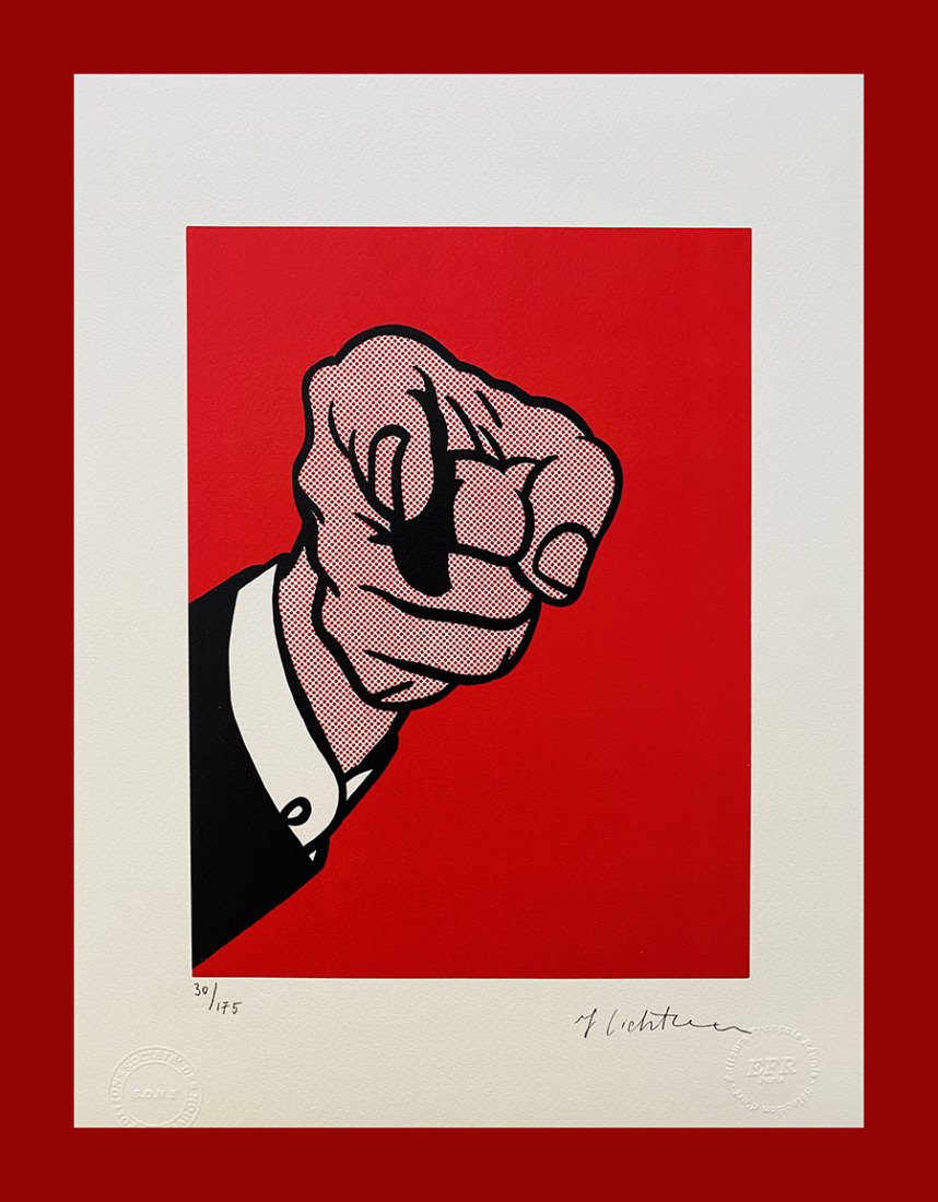 Roy Lichtenstein - Pointing Finger (1 of 6)