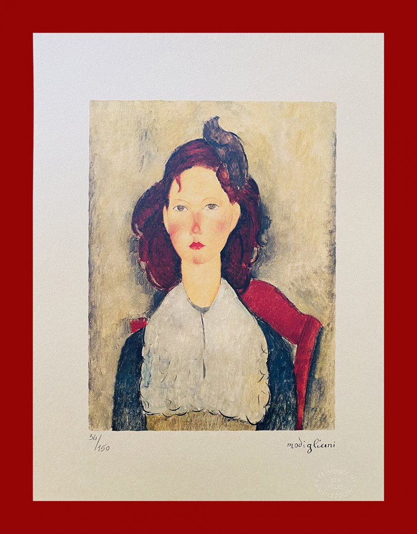 Amedeo Modigliani - Sitting Young Girl (1 of 5)