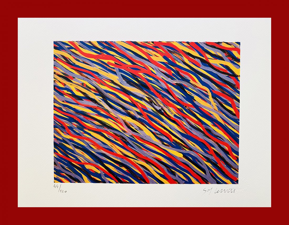 Sol Lewitt - Oblique Brushstrokes (1 of 6)