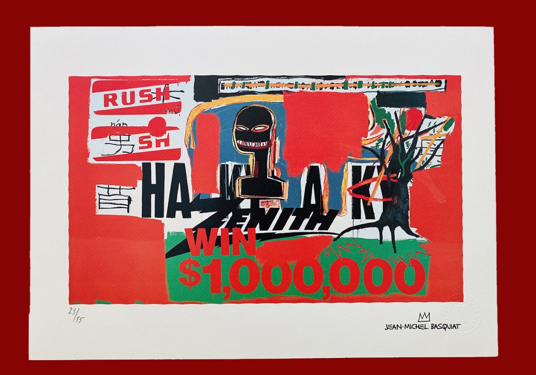 Jean-Michel Basquiat - Win 1.000.000 $ (1 of 8)