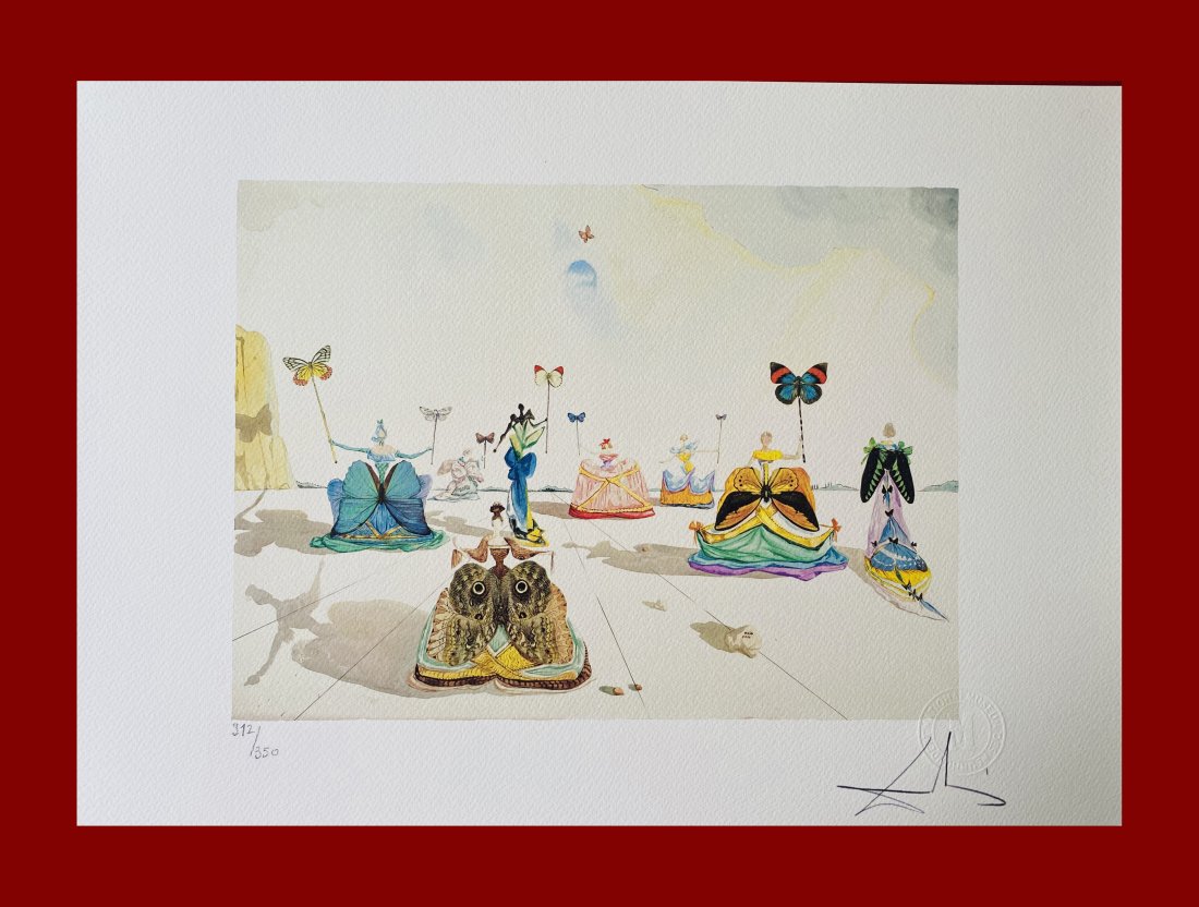 Salvador Dalì - Women with Butterflies (1 of 7)