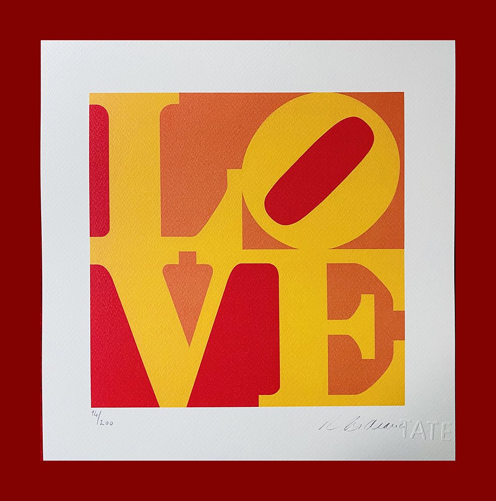 Robert Indiana - Love (Orange & Red) (1 of 5)