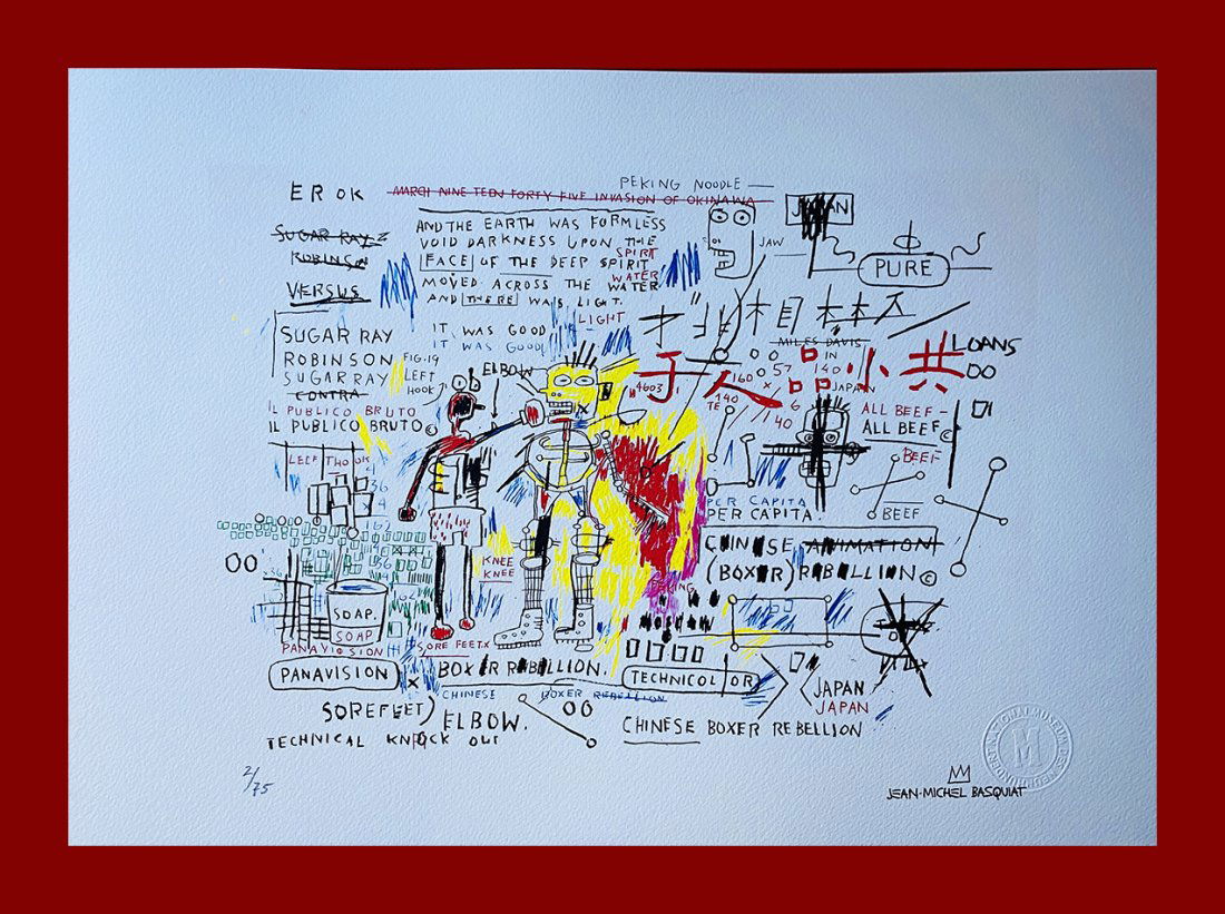 Jean-Michel Basquiat - Boxer Rebellion (1 of 6)