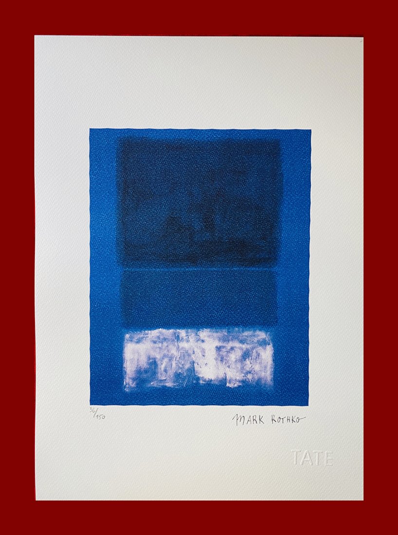 Mark Rothko - Royal Blue & White (1 of 5)