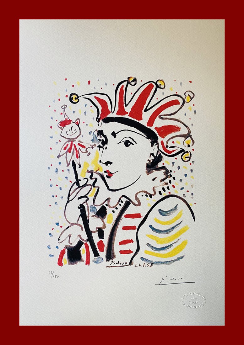 Pablo Picasso - Arlequin (Carnival) (1 of 7)