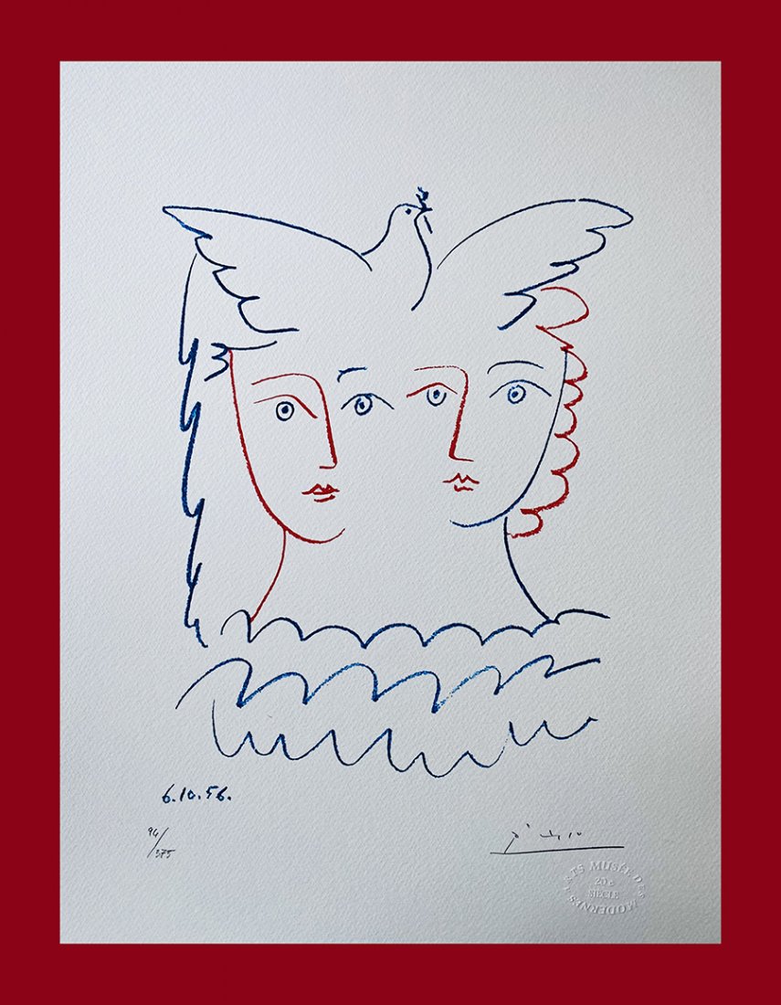Pablo Picasso - Two figures and Dove (1 of 6)