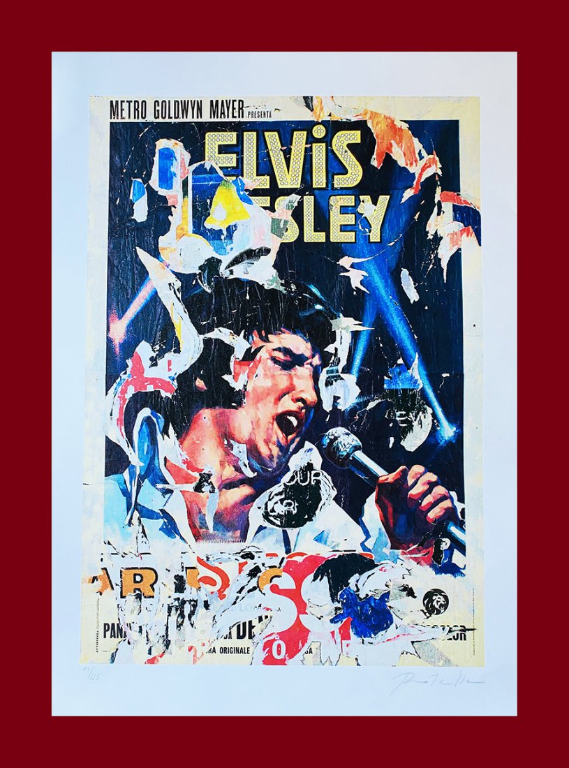 Mimmo Rotella - Elvis Presley (1 of 6)