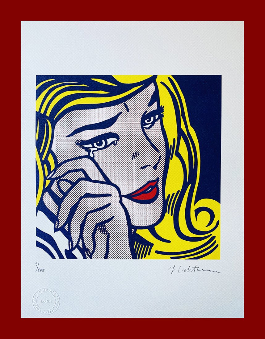 Roy Lichtenstein  (after) - Crying Girl II (1 of 6)