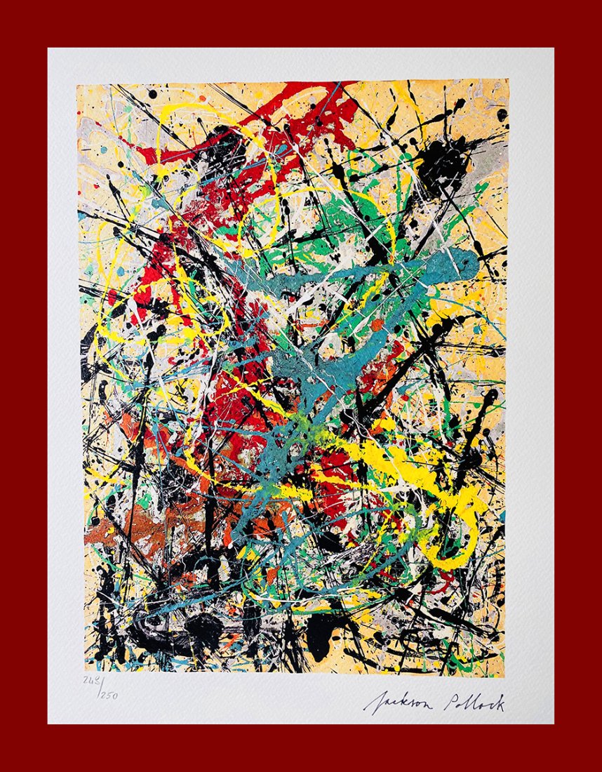 Jackson Pollock  (after) - Untitled (1 of 5)