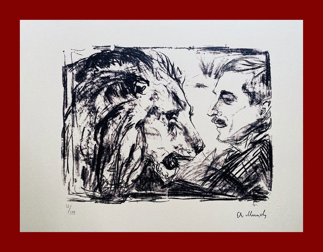 Edvard Munch  (after) - The Lion Tamer (1 of 7)