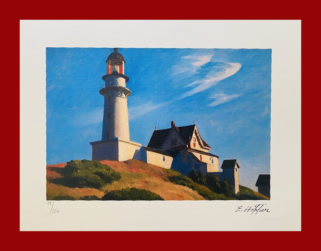 Edward Hopper  (after) - The Lighthouse (1 of 7)