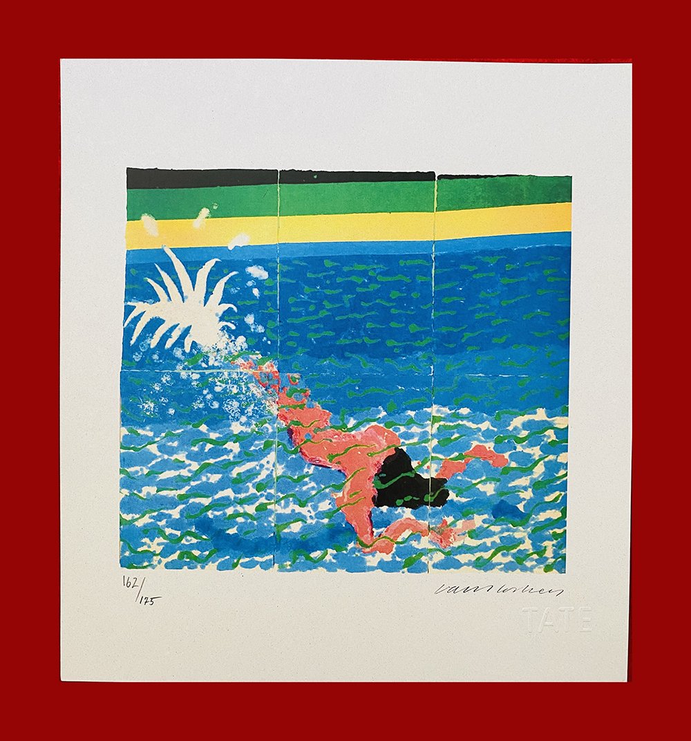 David Hockney  (after) - Paper Pool (1 of 6)
